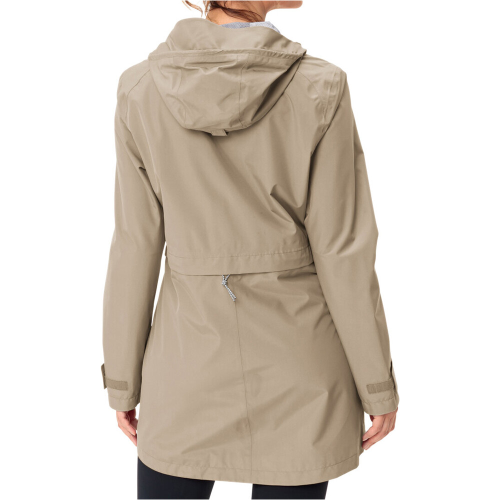 Vaude chaqueta outdoor mujer Women's Skomer Parka II vista trasera