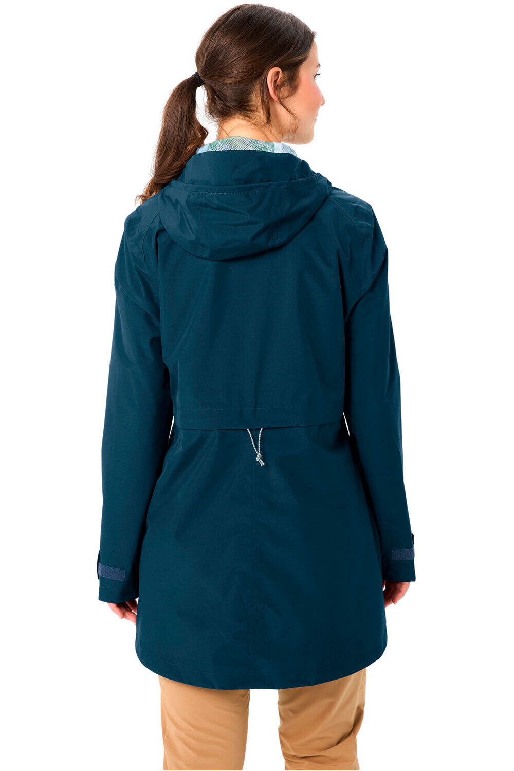 Vaude chaqueta outdoor mujer Women's Skomer Parka II vista trasera