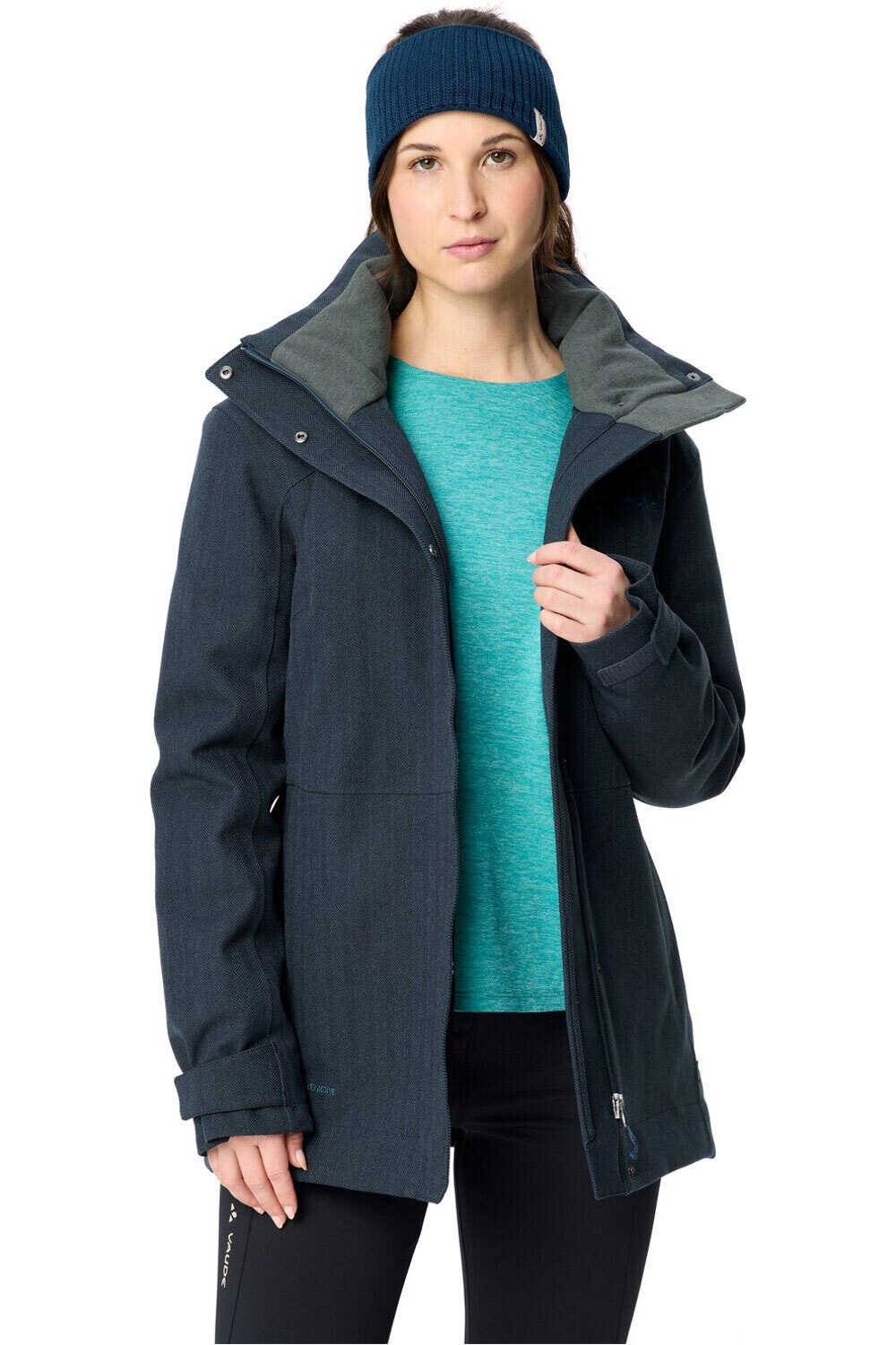 Vaude chaqueta outdoor mujer Women's Skomer Wool-Lined Jacket vista detalle