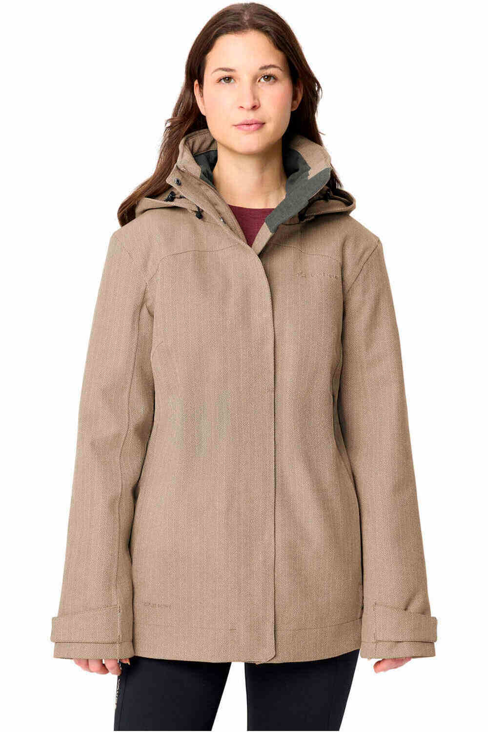 Vaude chaqueta outdoor mujer Women's Skomer Wool-Lined Jacket vista frontal
