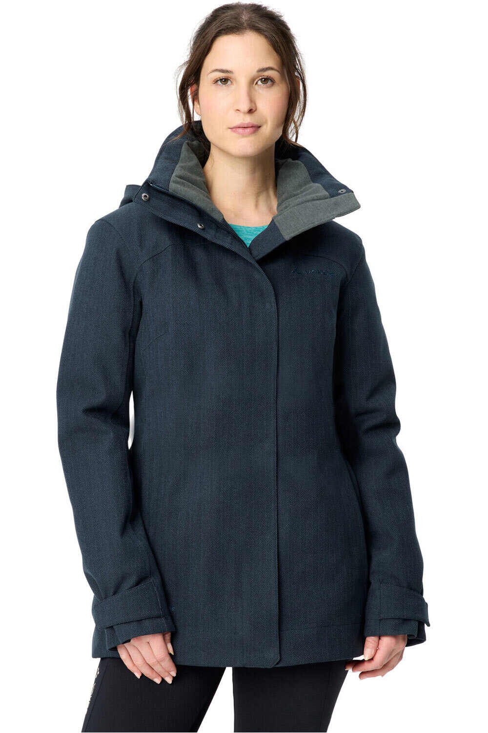 Vaude chaqueta outdoor mujer Women's Skomer Wool-Lined Jacket vista frontal