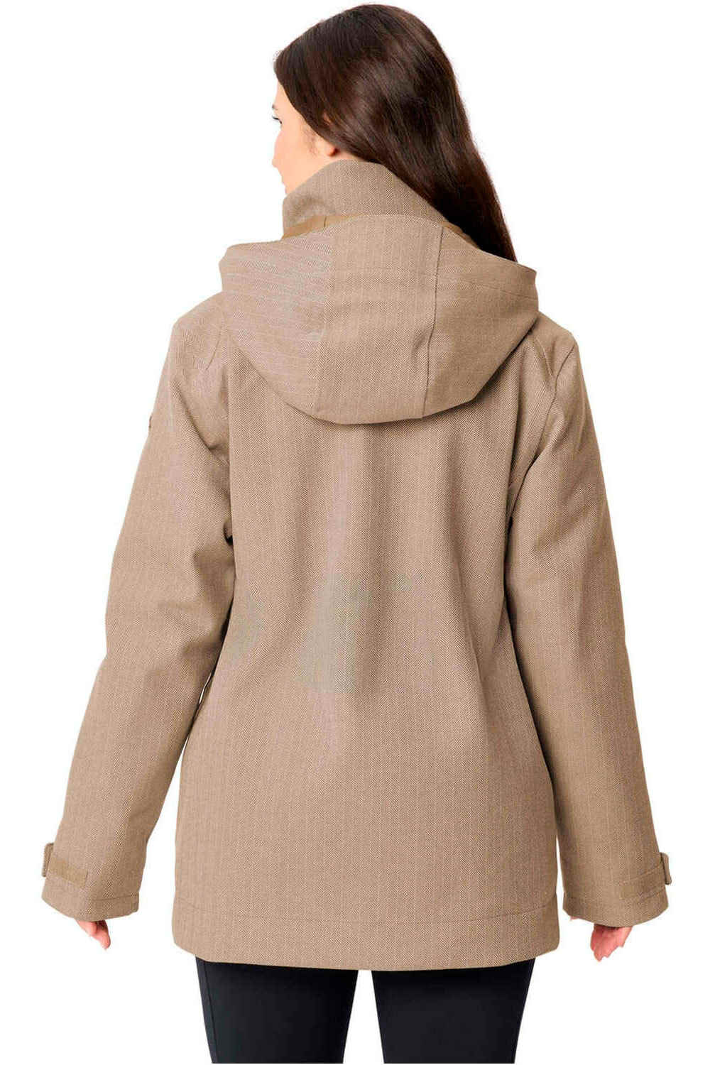 Vaude chaqueta outdoor mujer Women's Skomer Wool-Lined Jacket vista trasera