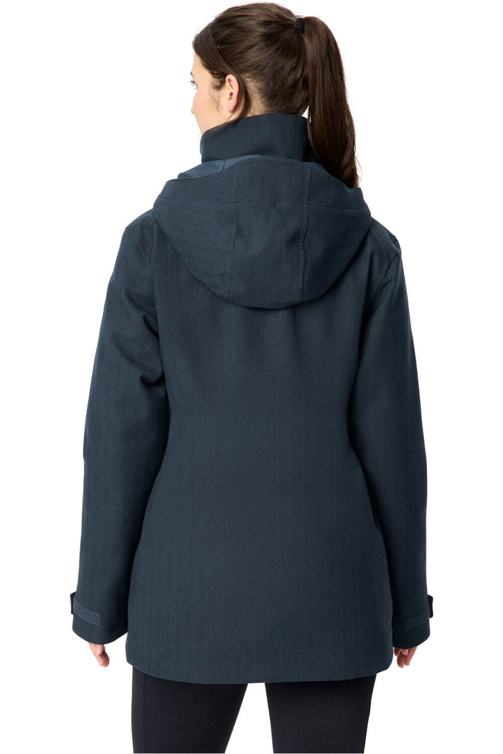 Vaude chaqueta outdoor mujer Women's Skomer Wool-Lined Jacket vista trasera