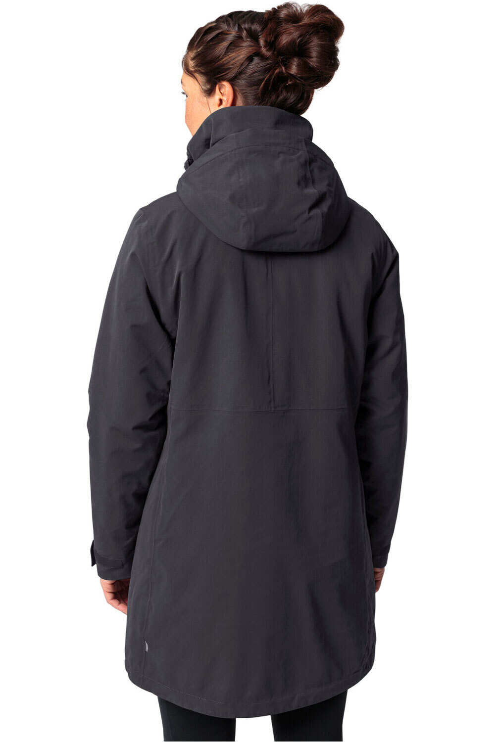 Vaude chaqueta outdoor mujer Women's Skomer Wool Parka II vista trasera