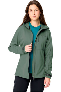 Vaude chaqueta softshell mujer Women's All Year Elope Softshell Jacket II vista detalle