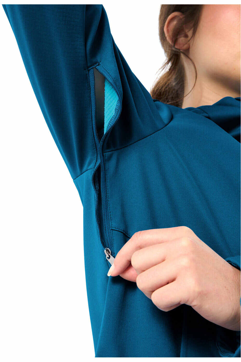 Vaude chaqueta softshell mujer Women's All Year Elope Softshell Jacket II vista detalle