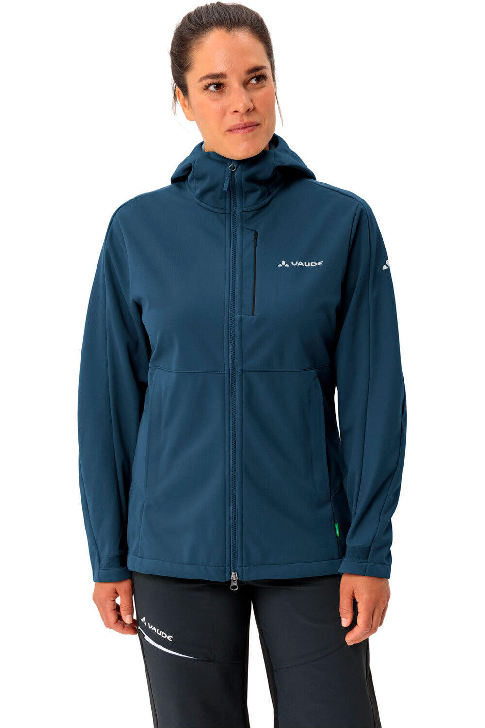 Vaude chaqueta softshell mujer Women's All Year Elope Softshell Jacket II vista frontal