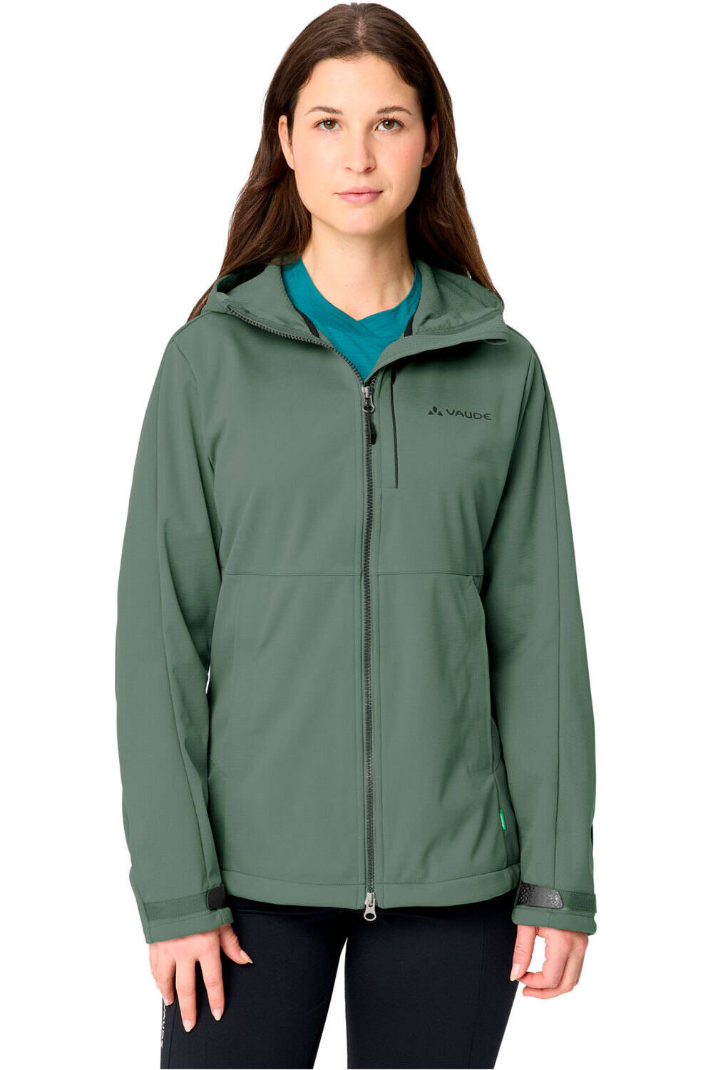 Vaude chaqueta softshell mujer Women's All Year Elope Softshell Jacket II vista frontal