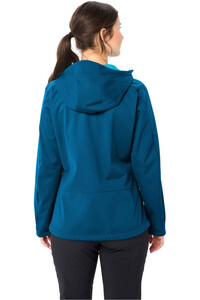 Vaude chaqueta softshell mujer Women's All Year Elope Softshell Jacket II vista trasera
