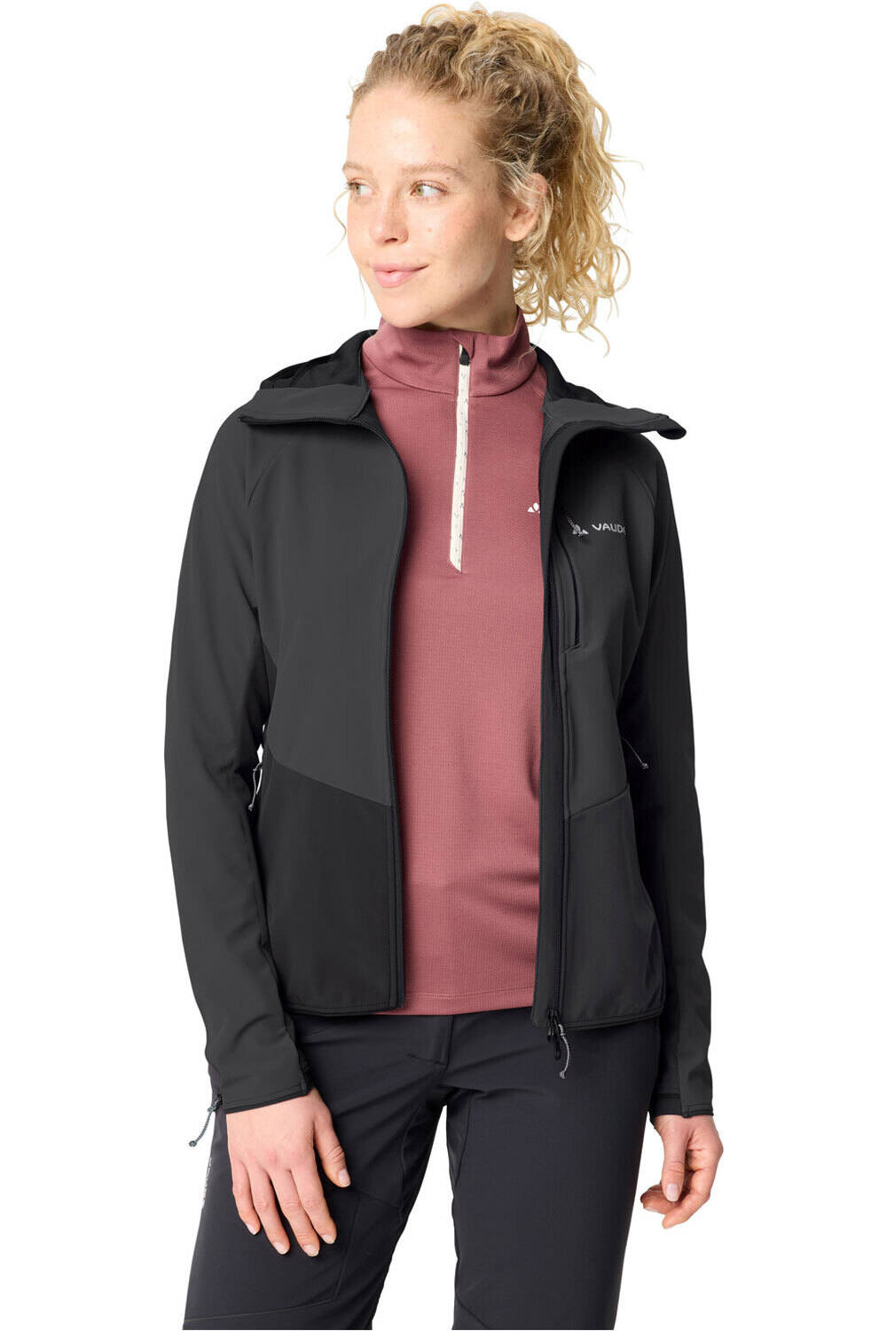 Vaude chaqueta softshell mujer Women's Larice Softshell Jacket vista detalle