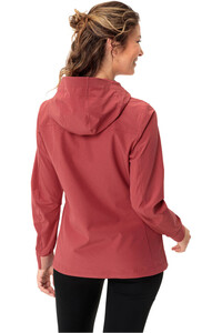 Vaude chaqueta softshell mujer Women's Neyland Wind Jacket vista trasera
