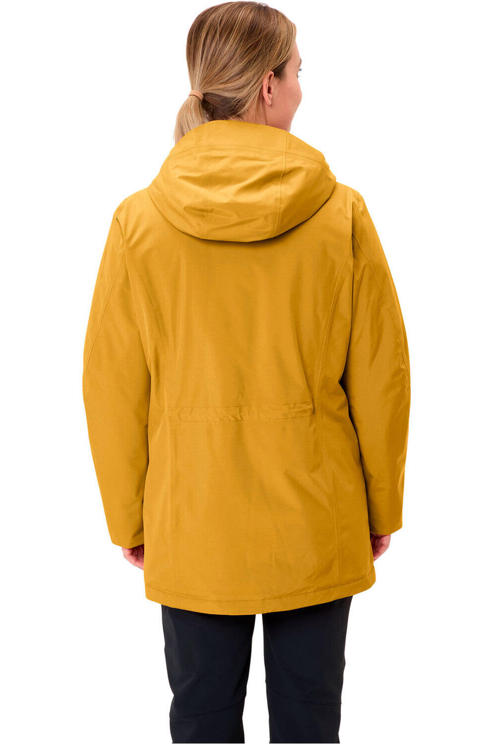 Vaude chaqueta softshell mujer Women's Rosemoor Padded Parka vista trasera