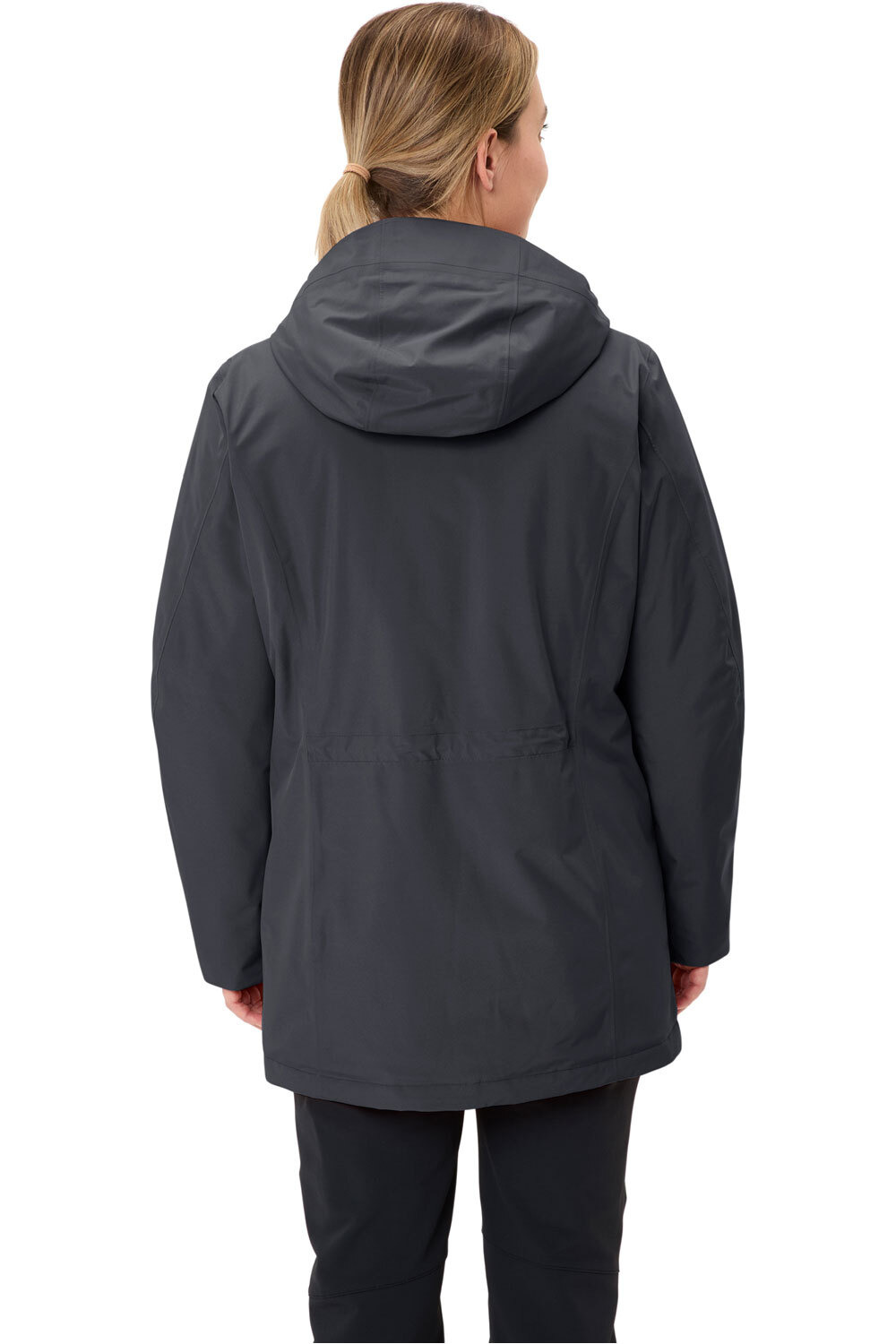 Vaude chaqueta softshell mujer Women's Rosemoor Padded Parka vista trasera