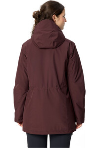 Vaude chaqueta softshell mujer Women's Rosemoor Padded Parka vista trasera