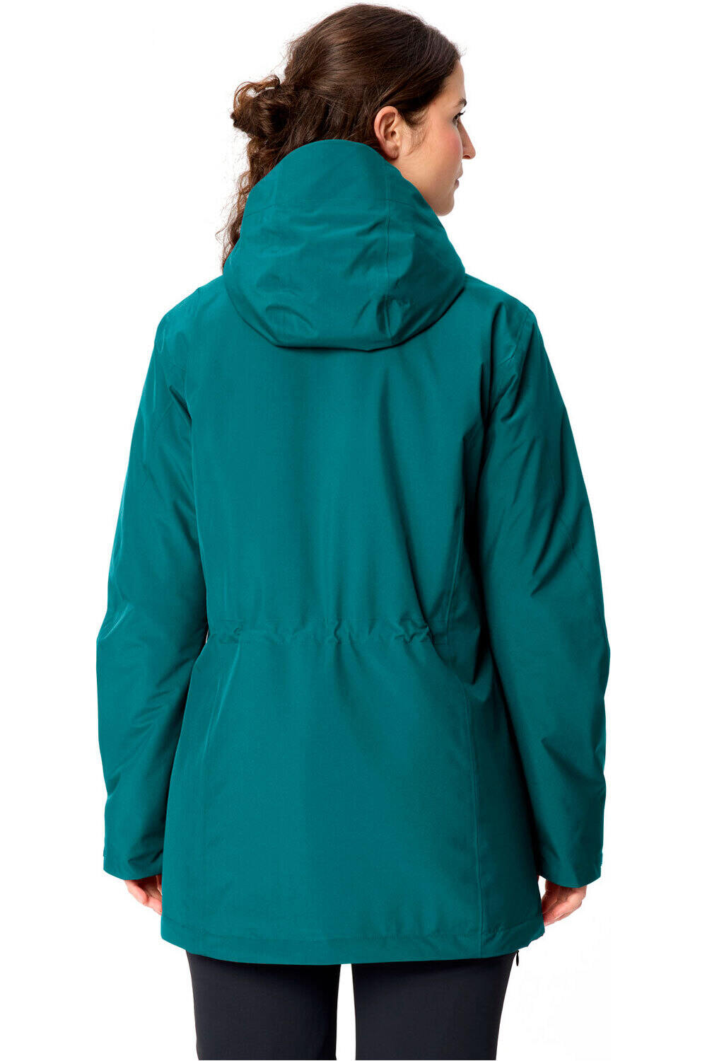 Vaude chaqueta softshell mujer Women's Rosemoor Padded Parka vista trasera