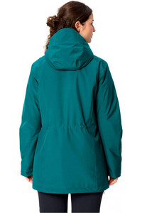 Vaude chaqueta softshell mujer Women's Rosemoor Padded Parka vista trasera