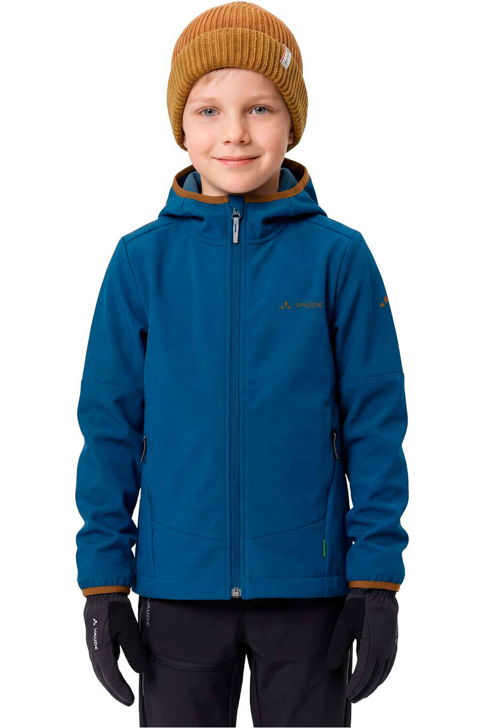 Vaude chaqueta softshell niño Kids Caprea Softshell Jacket vista frontal