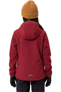 Vaude chaqueta softshell niño Kids Caprea Softshell Jacket vista trasera