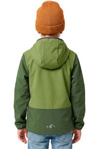 Vaude chaqueta softshell niño Kids Caprea Softshell Jacket vista trasera