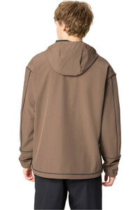 Vaude cortavientos ciclismo hombre Men's Cyclist Softshell Jacket vista trasera