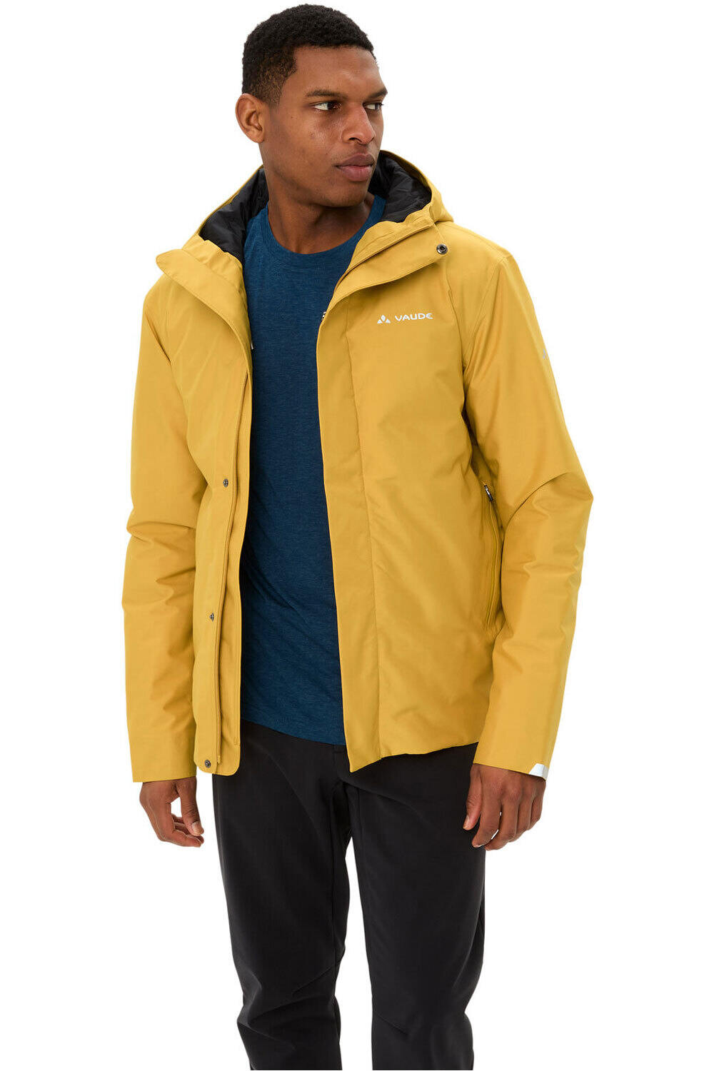 Vaude cortavientos ciclismo hombre Men's Cyclist Warm Rain Jacket II vista detalle