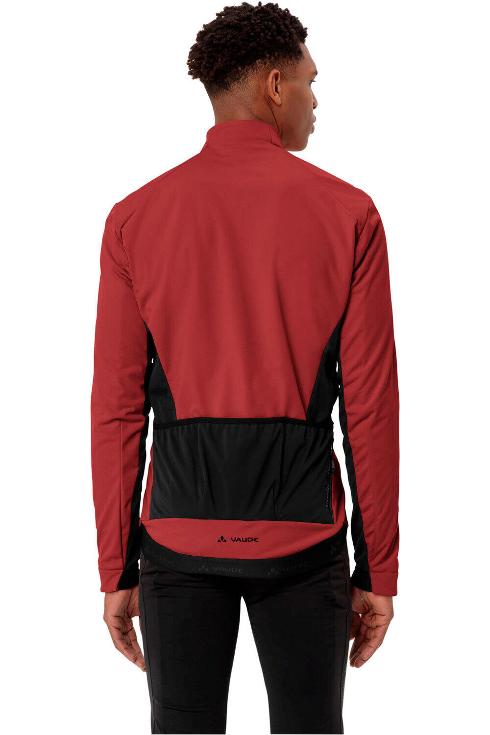 Vaude cortavientos ciclismo hombre Men's Kuro Softshell Jacket II vista trasera