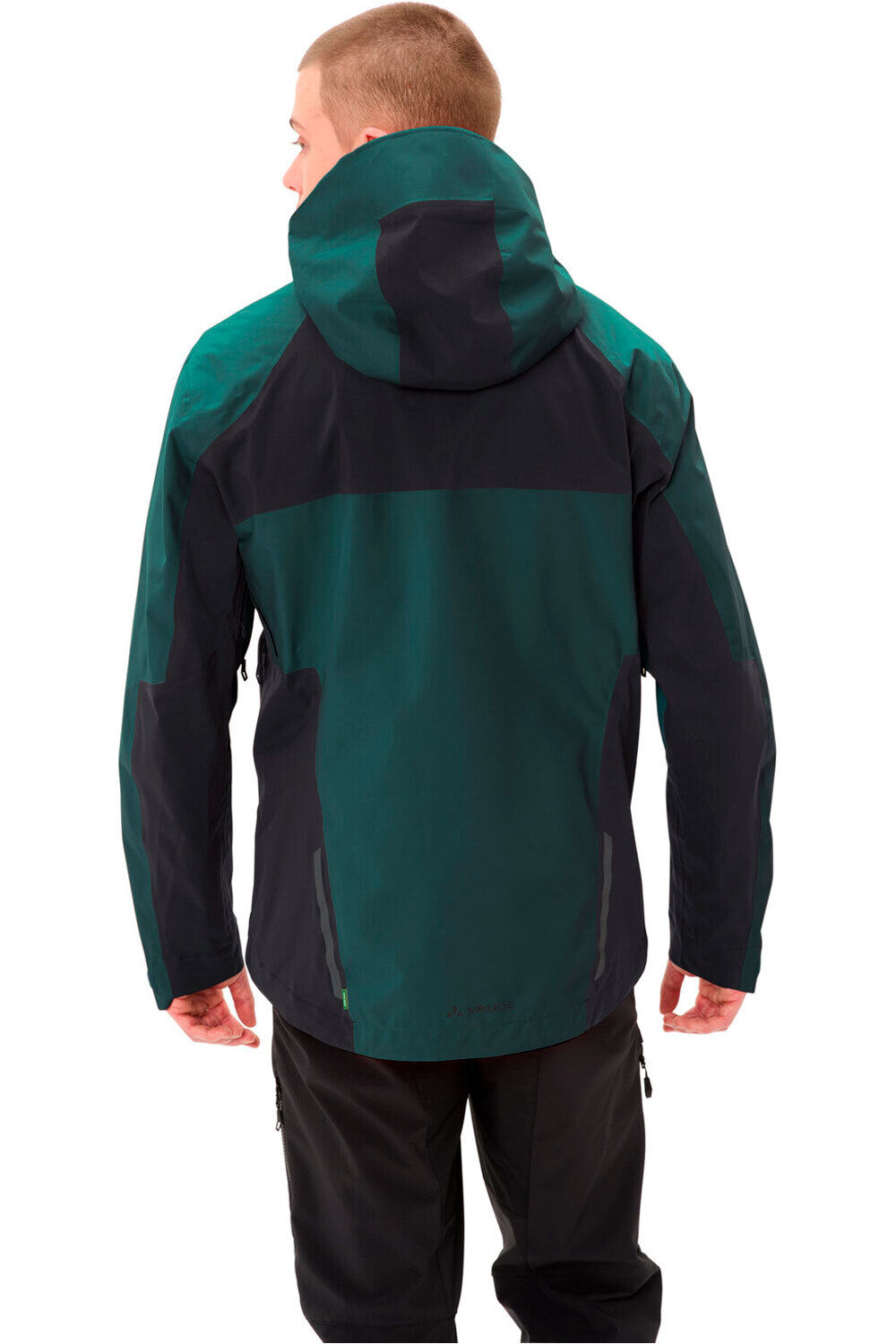 Vaude cortavientos ciclismo hombre Men's Moab Pro Rain Jacket vista trasera