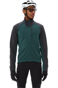 Vaude cortavientos ciclismo hombre Men's Posta Softshell Jacket VII vista detalle