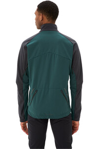 Vaude cortavientos ciclismo hombre Men's Posta Softshell Jacket VII vista trasera