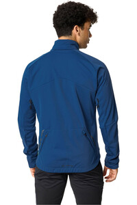 Vaude cortavientos ciclismo hombre Men's Posta Softshell Jacket VII vista trasera