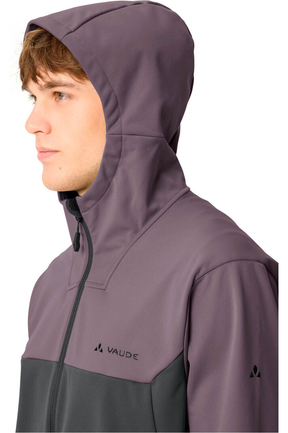 Vaude cortavientos ciclismo hombre Men's Qimsa Hooded Softshell Jacket II 03