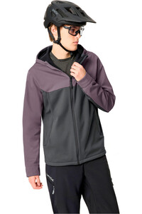 Vaude cortavientos ciclismo hombre Men's Qimsa Hooded Softshell Jacket II vista detalle
