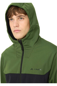 Vaude cortavientos ciclismo hombre Men's Qimsa Hooded Softshell Jacket II vista detalle