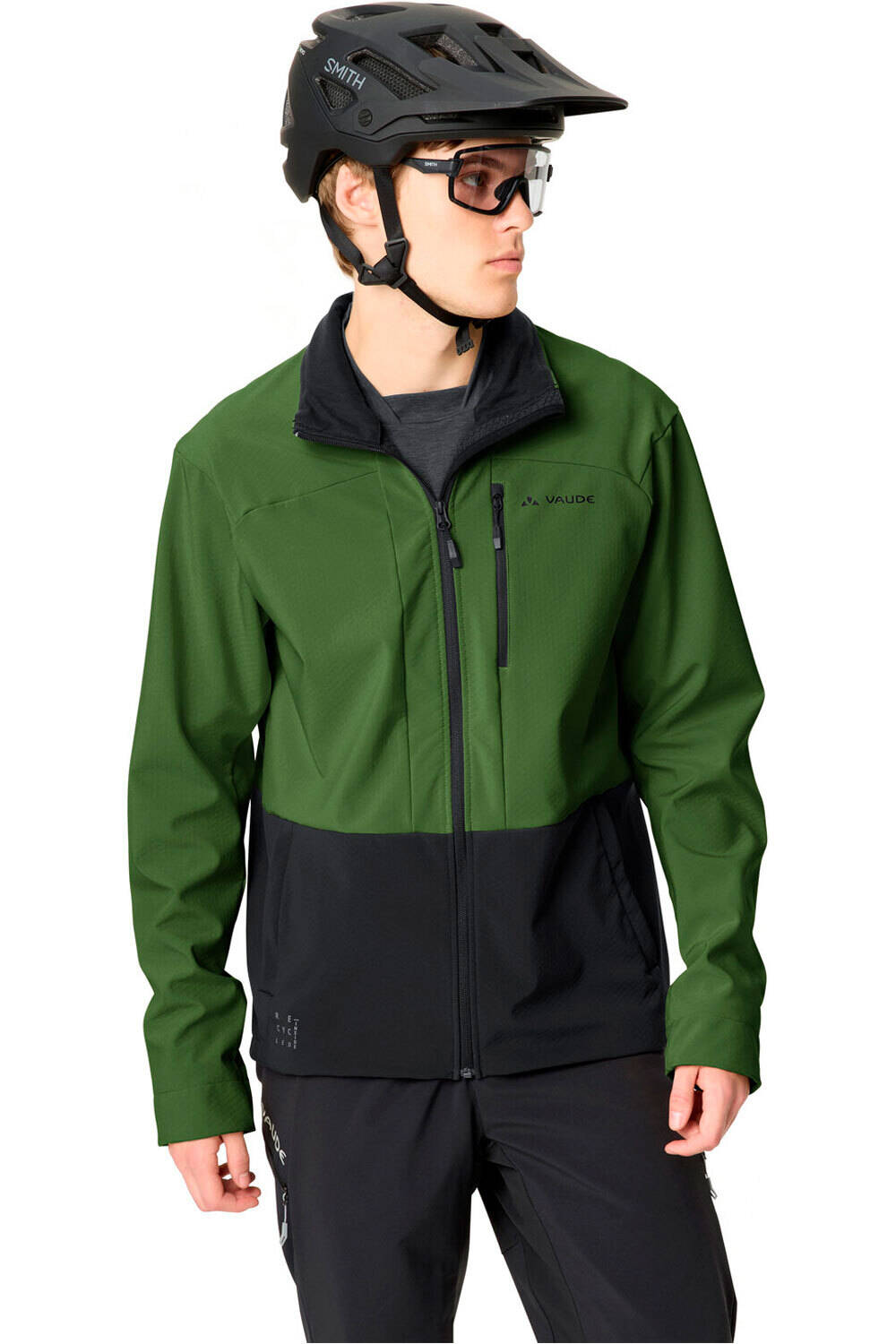 Vaude cortavientos ciclismo hombre Men's Qimsa Pro Softshell Jacket vista detalle