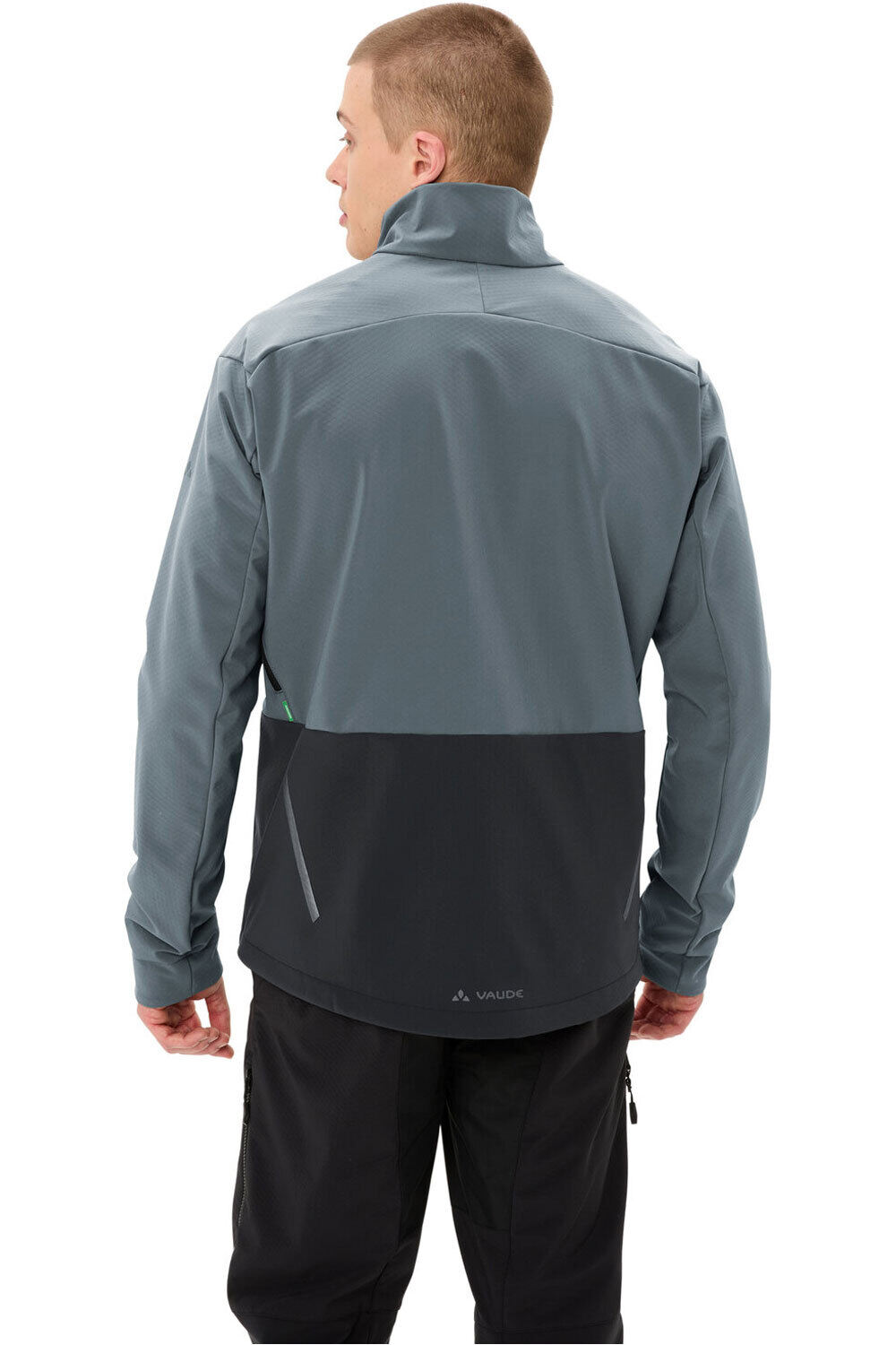 Vaude cortavientos ciclismo hombre Men's Qimsa Pro Softshell Jacket vista trasera