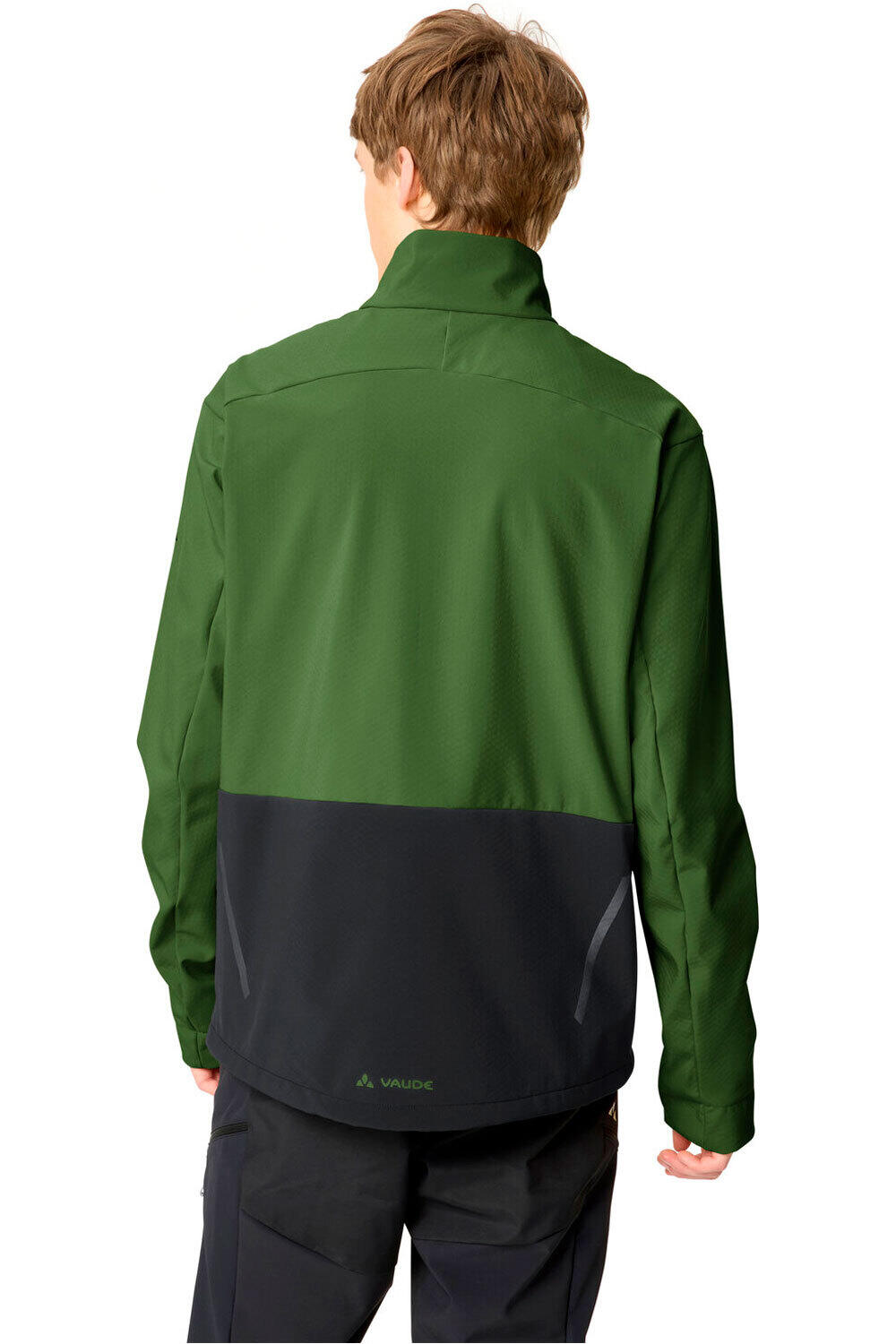 Vaude cortavientos ciclismo hombre Men's Qimsa Pro Softshell Jacket vista trasera