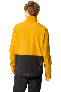 Vaude cortavientos ciclismo hombre Men's Qimsa Pro Softshell Jacket vista trasera
