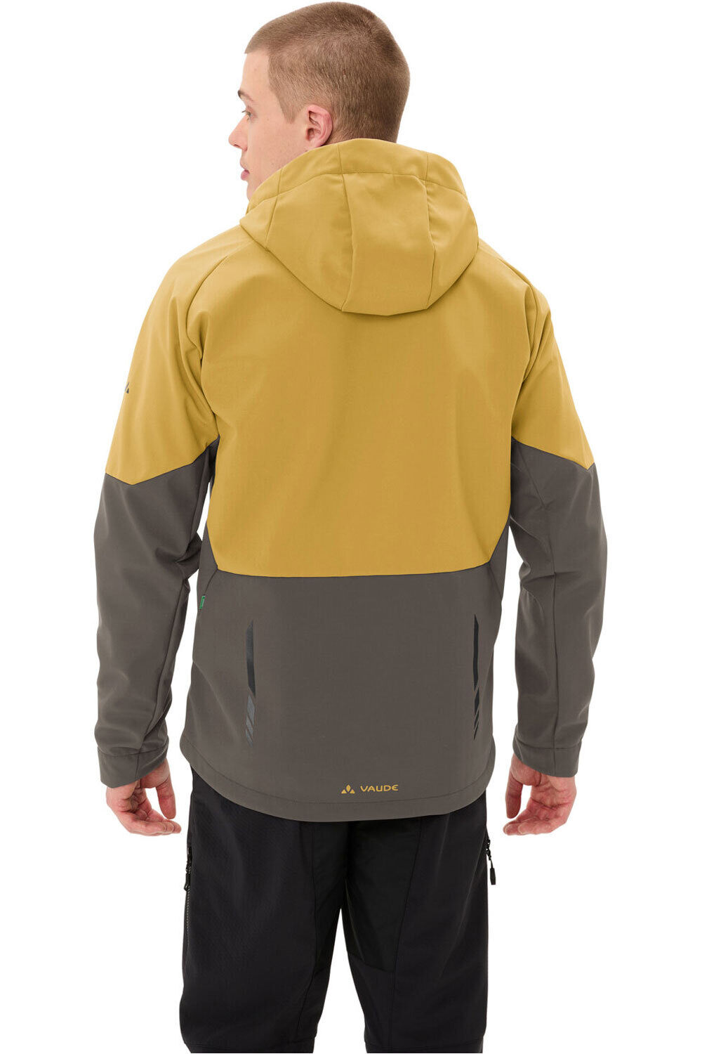 Vaude cortavientos ciclismo hombre Men's Qimsa Softshell Jacket vista trasera