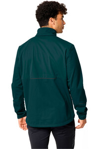 Vaude cortavientos ciclismo hombre Men's Wintry Jacket V vista trasera