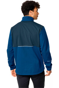 Vaude cortavientos ciclismo hombre Men's Wintry Jacket V vista trasera