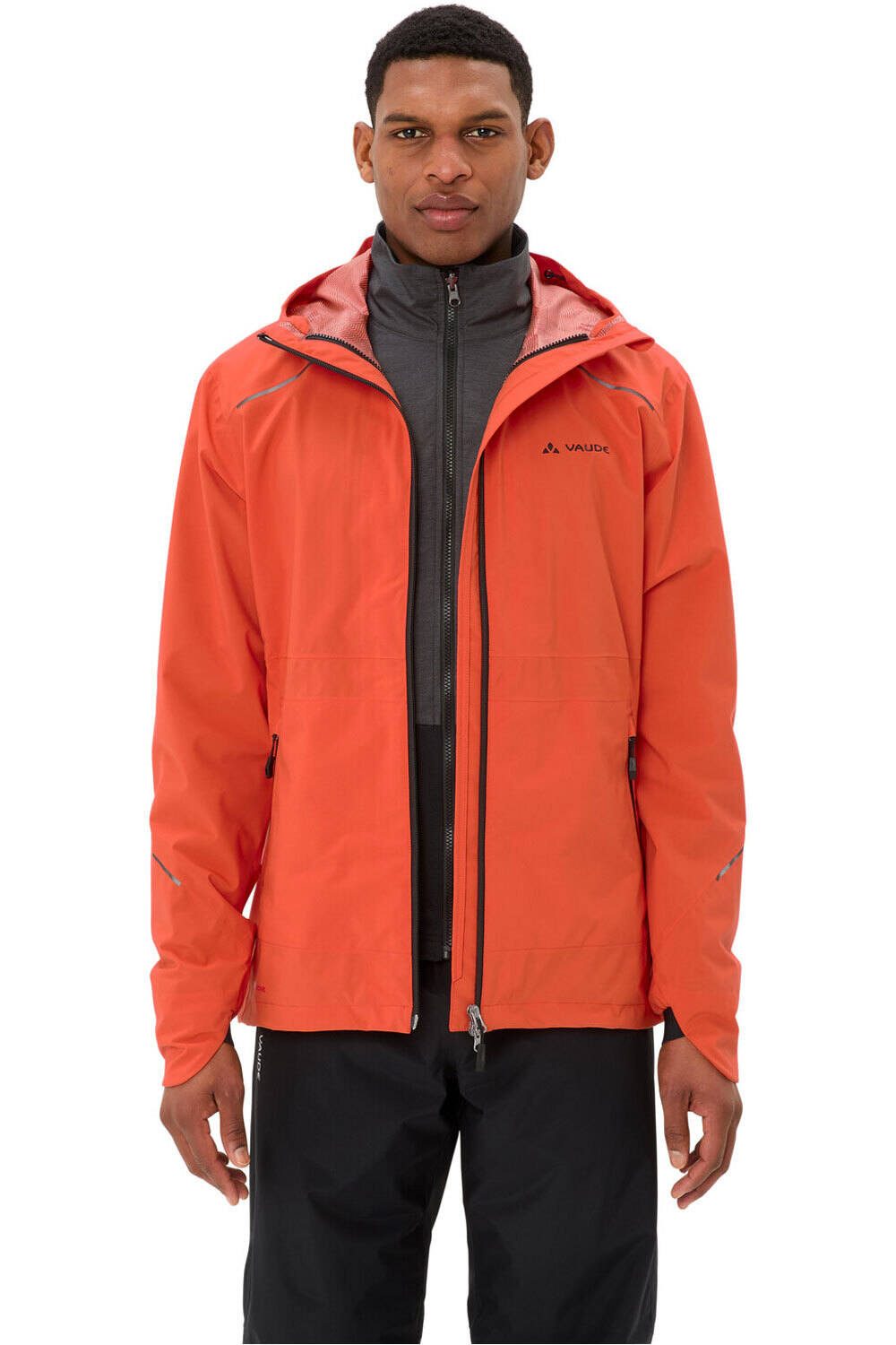 Vaude cortavientos ciclismo hombre Men's Yaras 3in1 Jacket vista frontal