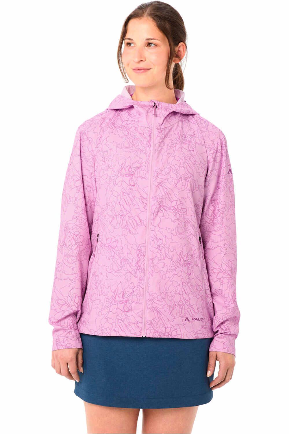 Vaude cortavientos ciclismo mujer Women's Adlux Air Jacket vista frontal