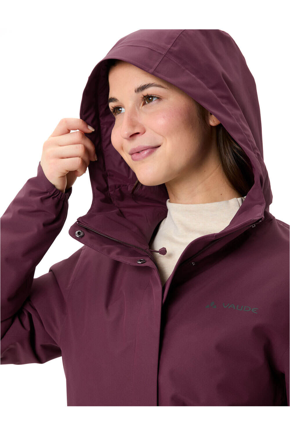 Vaude cortavientos ciclismo mujer Women's Cyclist padded Parka II 03