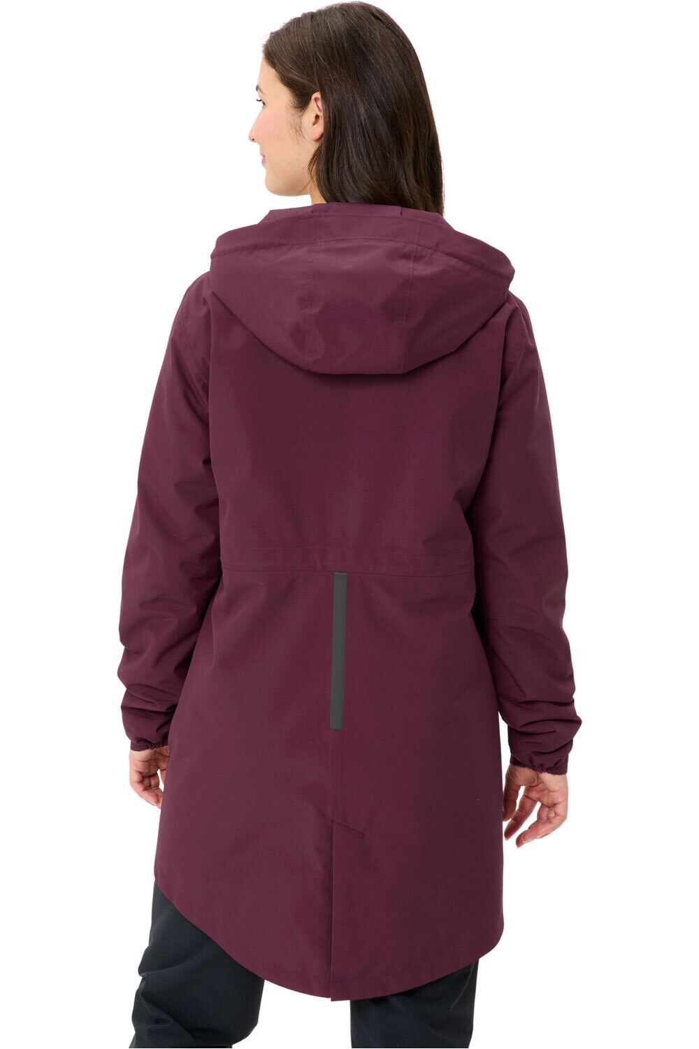 Vaude cortavientos ciclismo mujer Women's Cyclist padded Parka II vista trasera