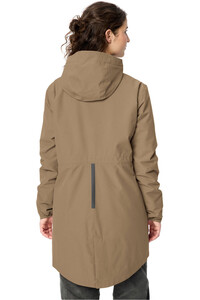 Vaude cortavientos ciclismo mujer Women's Cyclist padded Parka II vista trasera