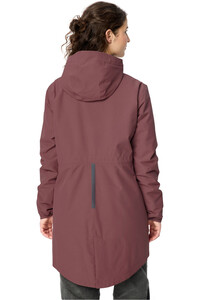 Vaude cortavientos ciclismo mujer Women's Cyclist padded Parka II vista trasera