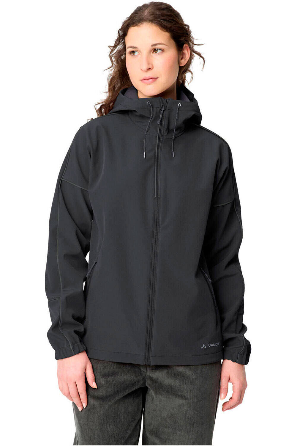 Vaude cortavientos ciclismo mujer Women's Cyclist Softshell Jacket vista frontal