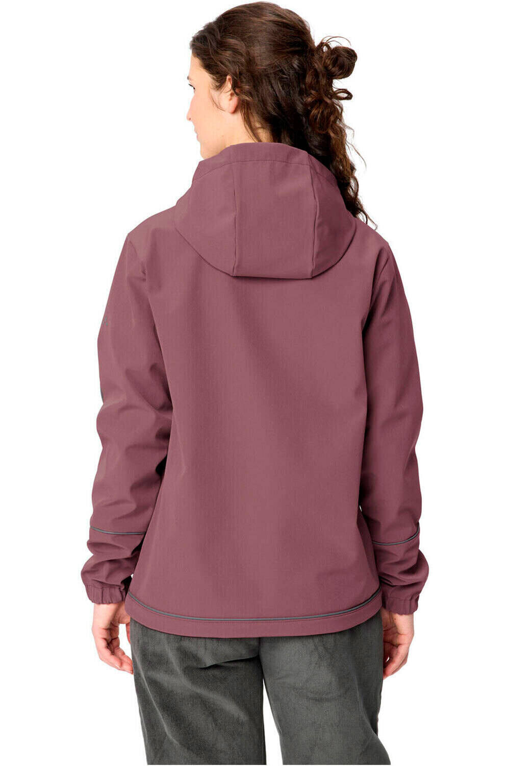 Vaude cortavientos ciclismo mujer Women's Cyclist Softshell Jacket vista trasera