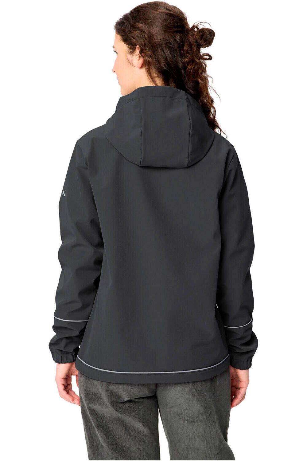 Vaude cortavientos ciclismo mujer Women's Cyclist Softshell Jacket vista trasera