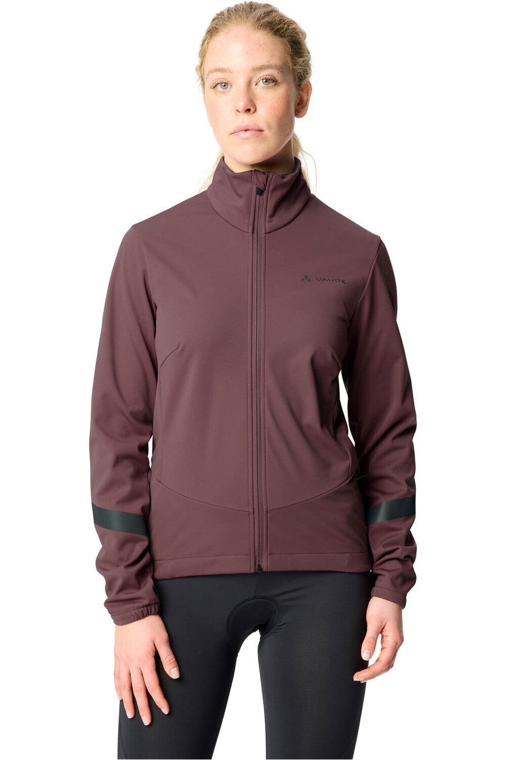 Vaude cortavientos ciclismo mujer Women's Matera Softshell Jacket III vista frontal